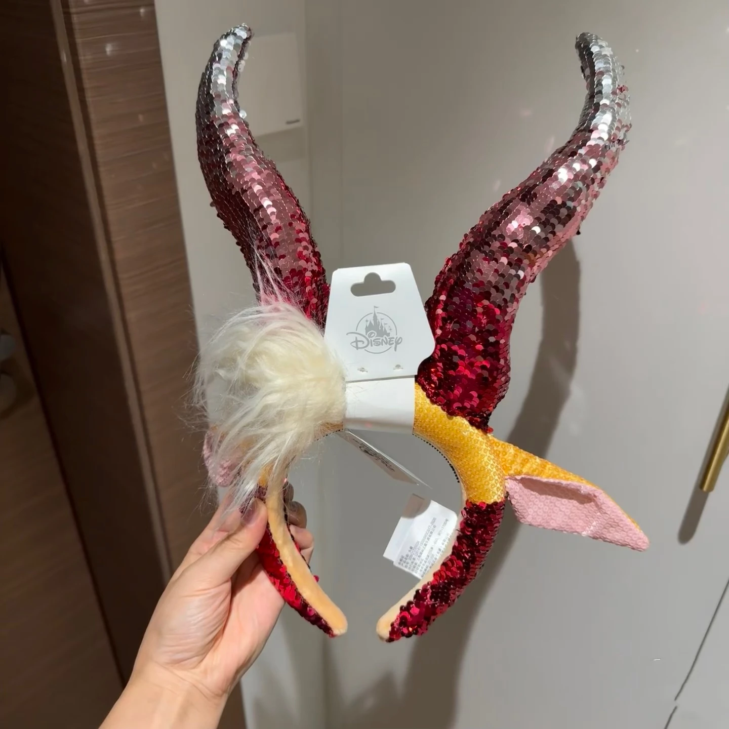 Shanghai Disneyland Zootopia Gazelle Headband Cosplay Headpiece Anime-Inspired Hair Accessory Souvenir Gift view 5