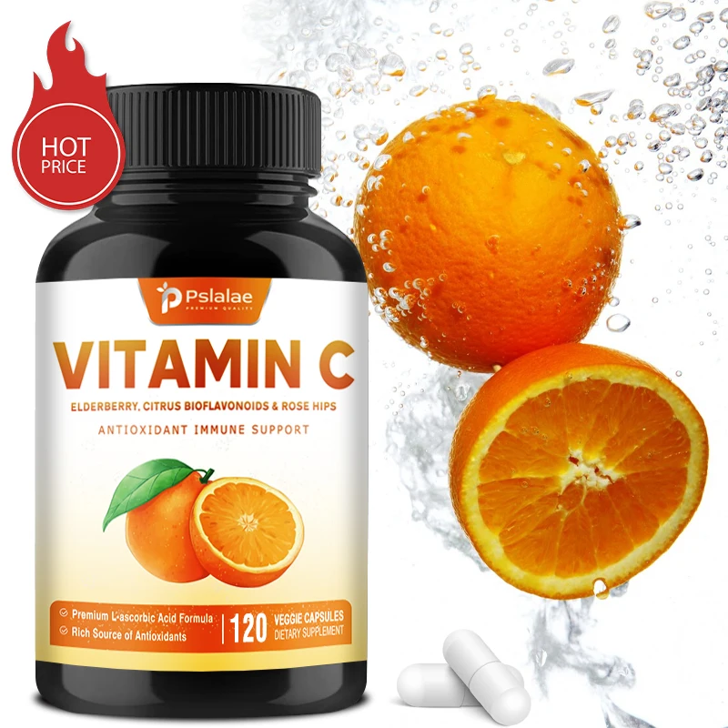 

Vitamin C Supplement - Antioxidant, Promotes Collagen Production and Skin Health, Immune Support