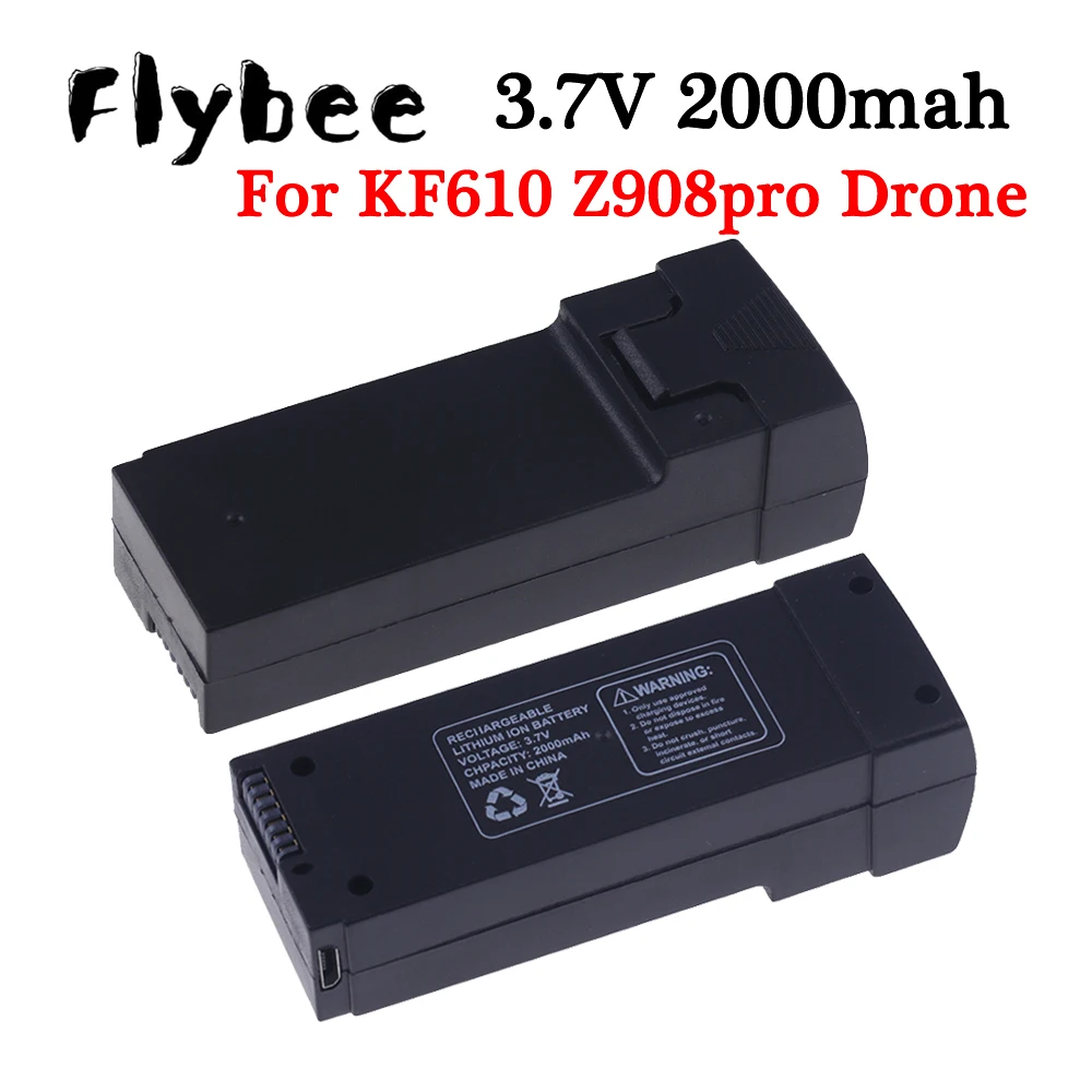 

KF610 Drones 3.7V 2000mAh Lipo Battery for KF610 4K HD Camera Foldable Quadcopter Drone Replacement Batteries Spare Parts