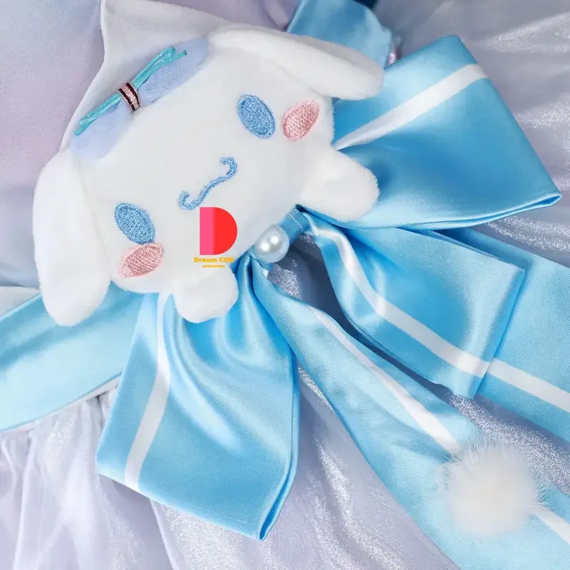 CyGame Honor of Kings disfraz de Cosplay Yao juego de rol Anime Yaria ropa vestido azul de Lolita para mujeres niñas Comic Con peluca de fiesta Sho