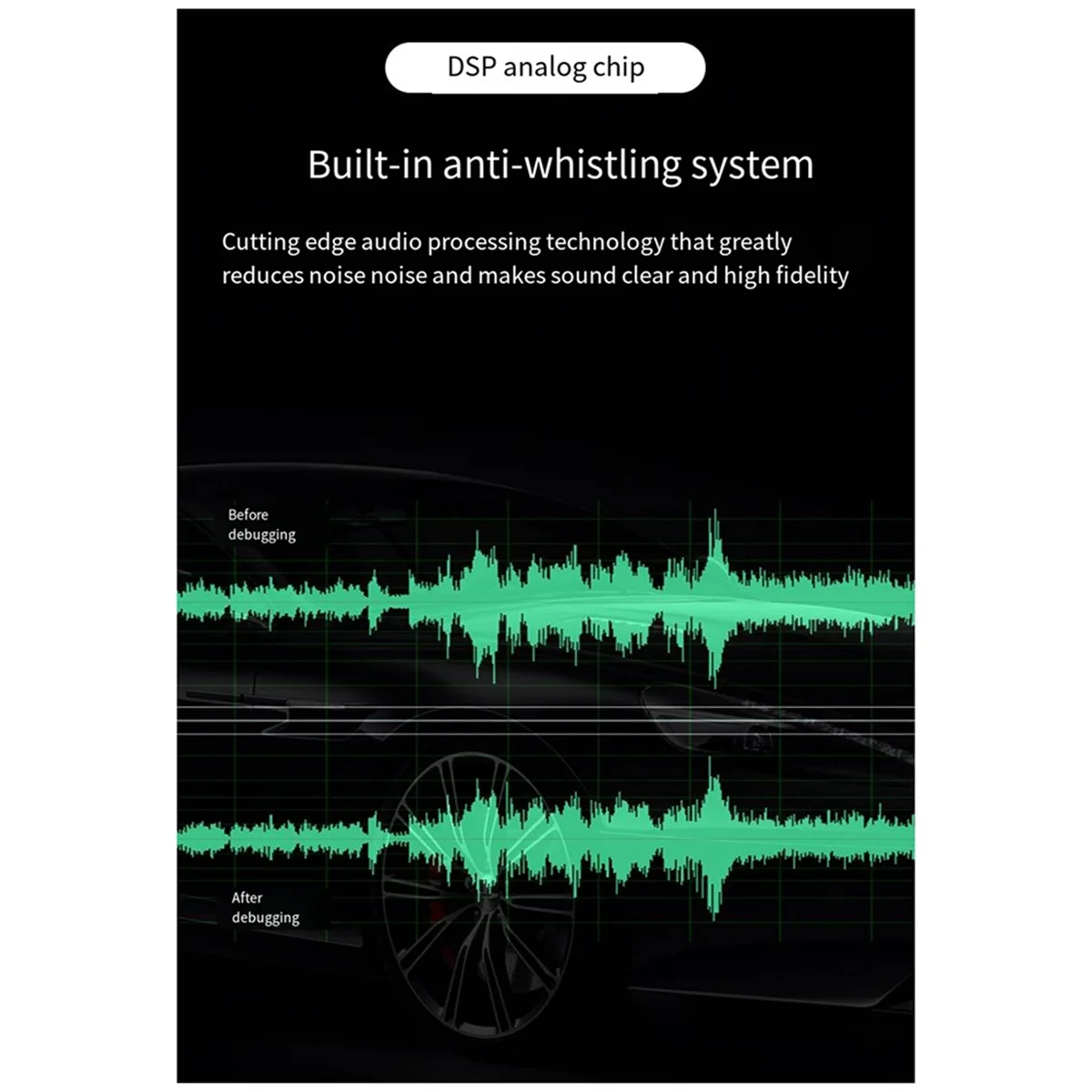 Korektor graficzny z automatycznym kwadratem 9 pasm cyfrowy samochodowy sprzęt Audio ADL-EQ9 korektor wzmacniacz samochodowy z pełną serią + regulowany filtr