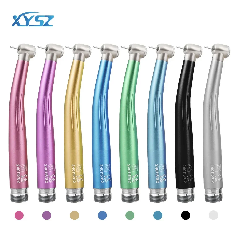 

Colorful 2/4 Holes Dental High Speed Handpiece Push Button Standard Head Single Water Spray Air Turbine Odontologia Instrument