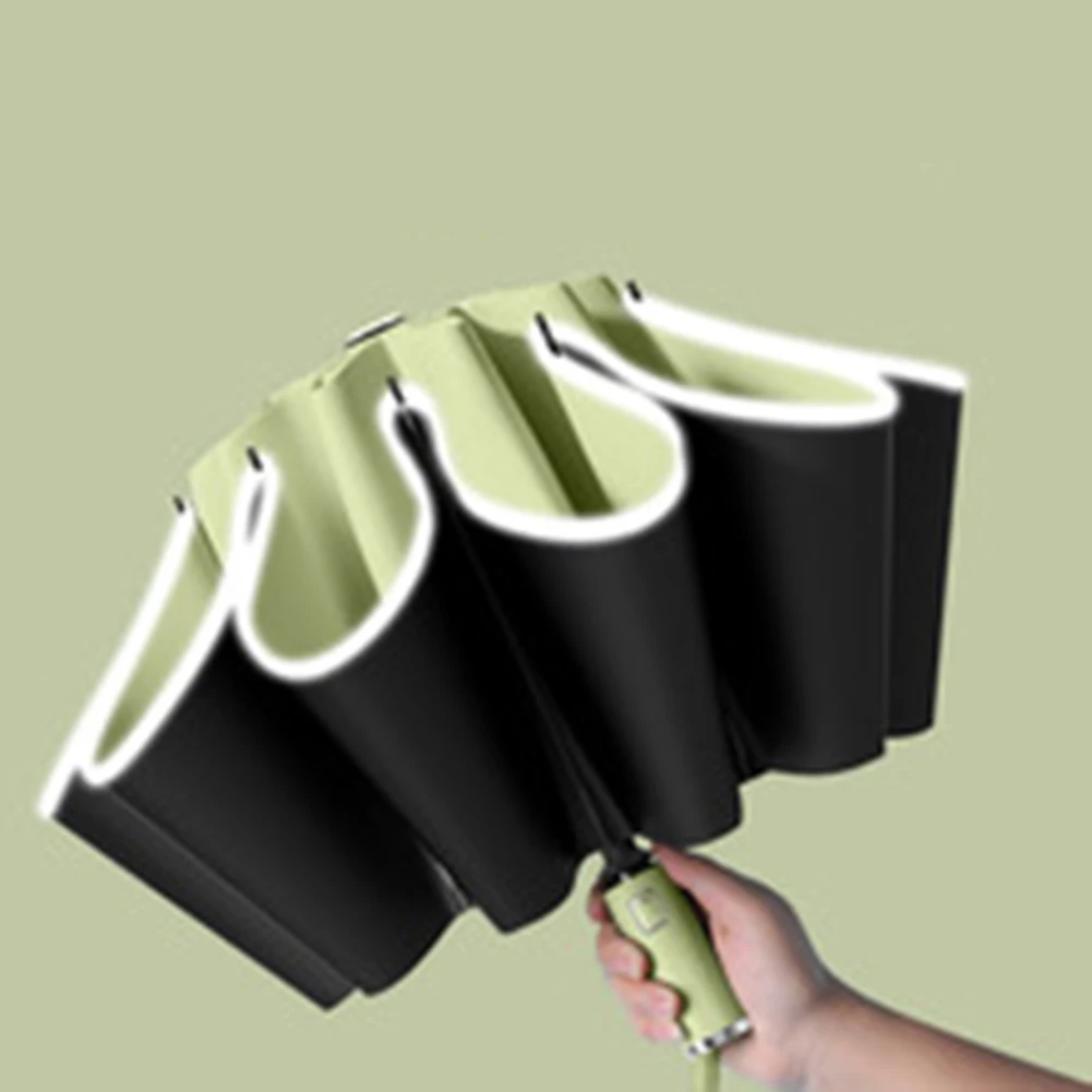 Compact Travel Umbrella Automatic Reverse Umbrella Beach Trips Anti-ultraviolet Technology Automatic Folding Mechanism