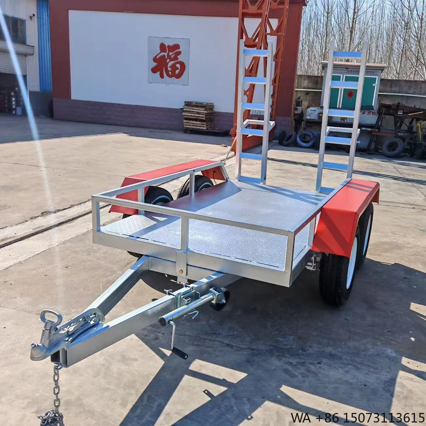 Multi-Functional Hydraulic Agricultural Trailer Customizable Steel/Aluminum/Galvanized with Electric Brake