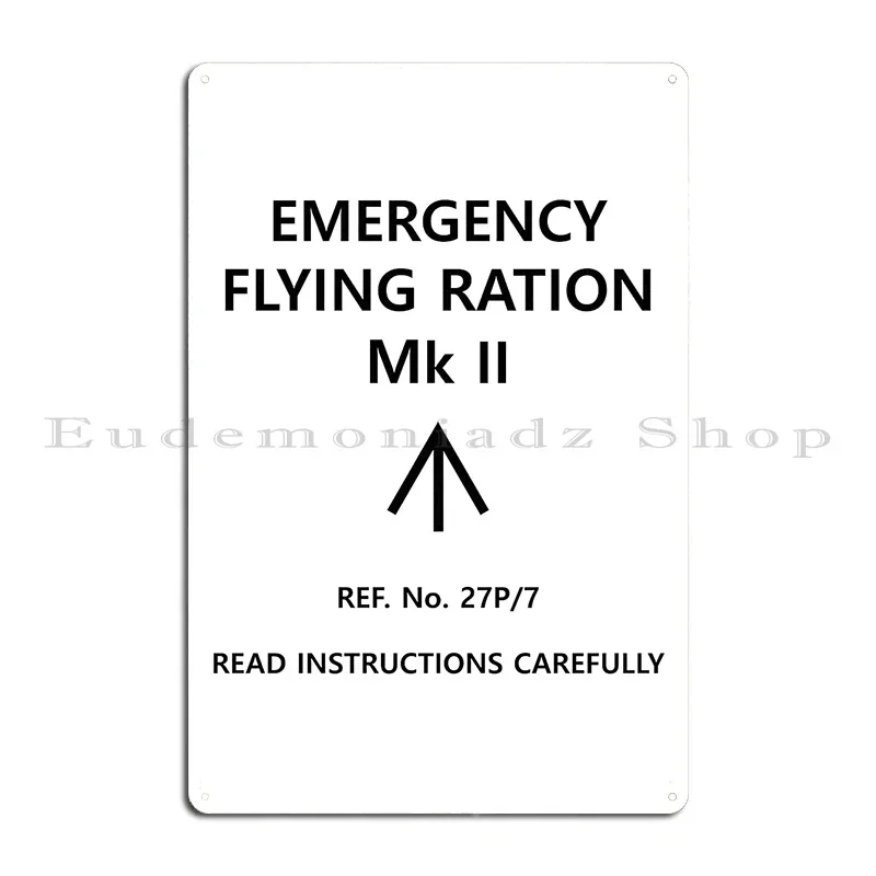 

Металлическая табличка с дизайном «Аварийный полетный пайкет» от Raf, дизайн для киноклубов, плакаты, жестяные вывески, постеры