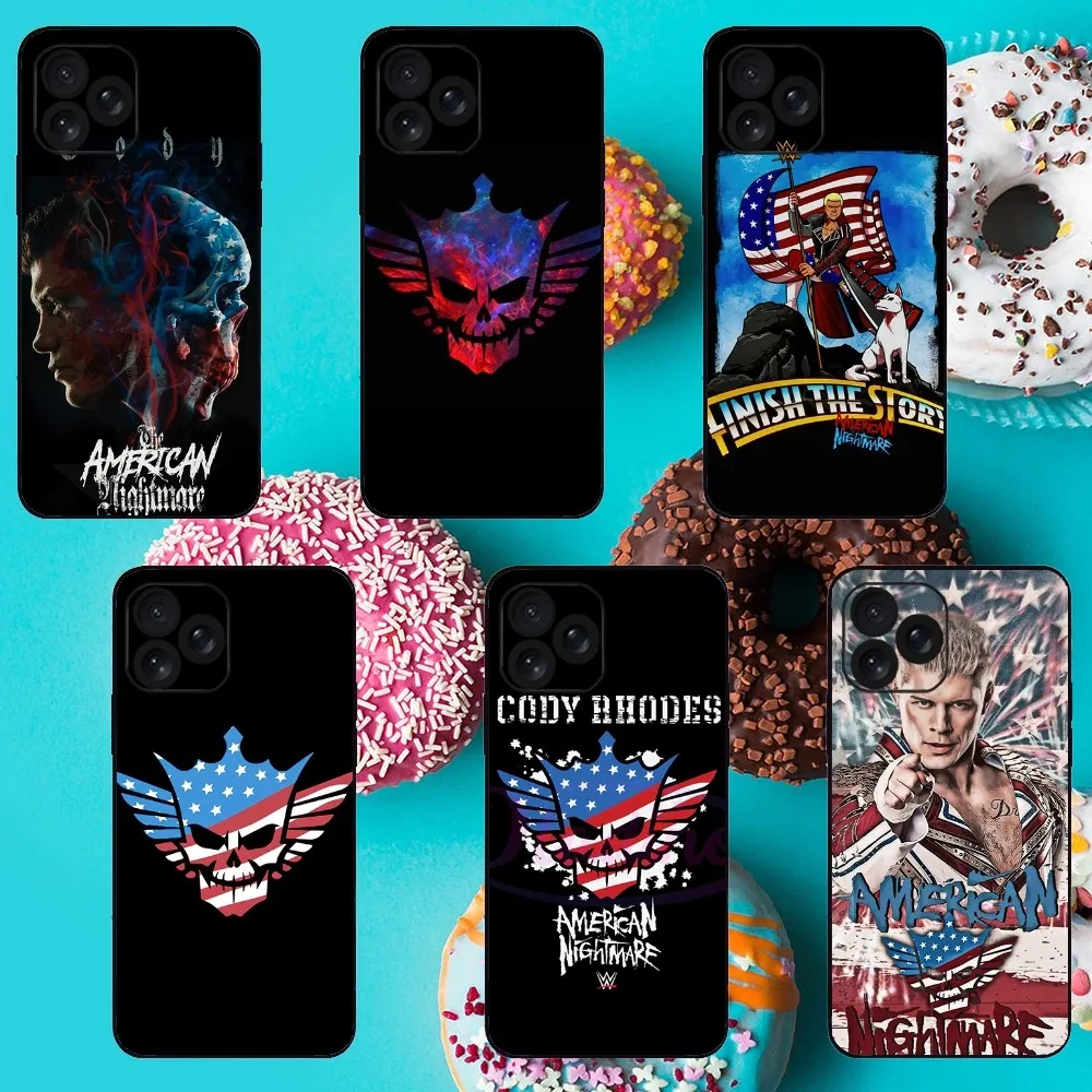 C-Cody Rhodes Phone Case For iPhone 8 11 12 13 14 15 Mini X XR XS PRO MAX Plus Shell