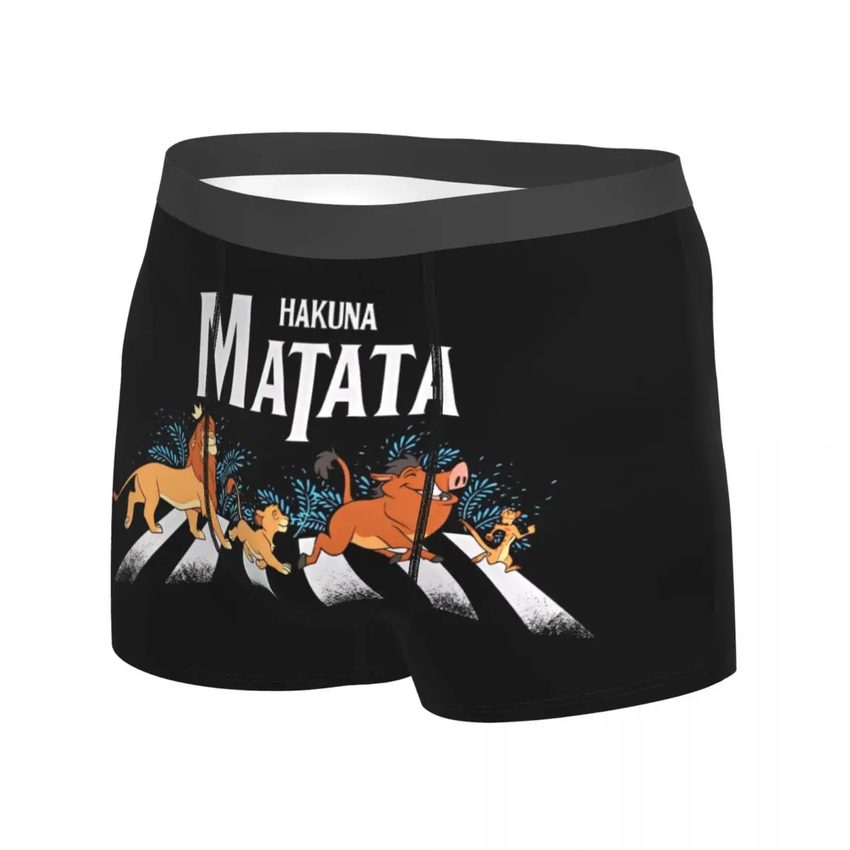 Hakuna Matata Underwear The Lion King Design Trunk Trenky Man Panties Breathable Boxer Brief Gift