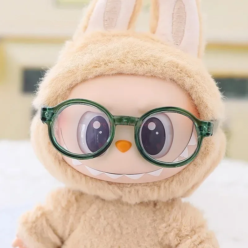

15/17cm Labubu doll Clothes Outfit Accessories for Korea Kpop Exo Labubu Idol Glasses Sunglasses Clothing Gift