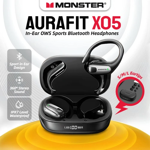 Monster Aura Fit X05 Auriculares Deportivos Inalámbricos