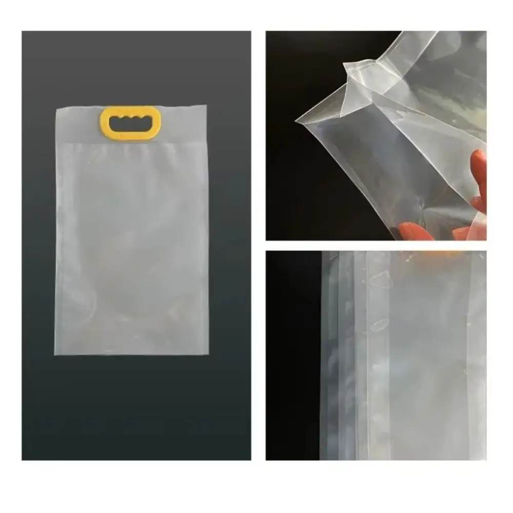 10pcs 5kg/10kg Rice Grain Packaging Bag Transparent Plastic Food Vacuum Bag Insect Proof Moisture-proof Food Storage Sealed Bag