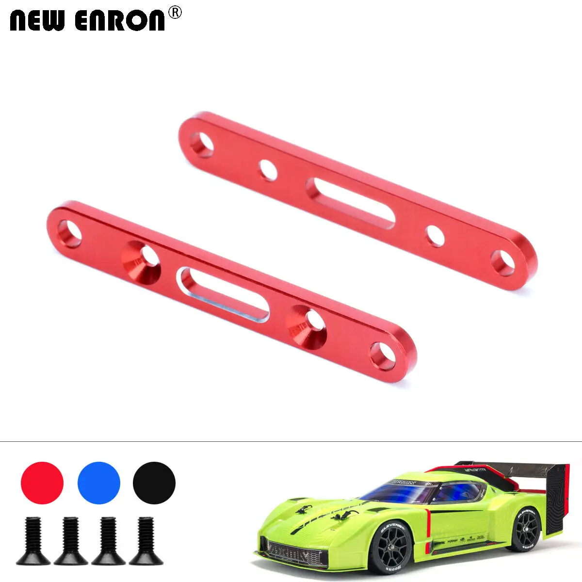 NEW ENRON Aluminium FRONT REAR Suspension mount ARA320589 ARA320590 For RC 1/10 1/8 ARRMA 3S 4S MOJAVE BIG ROCK SENTON KRATON