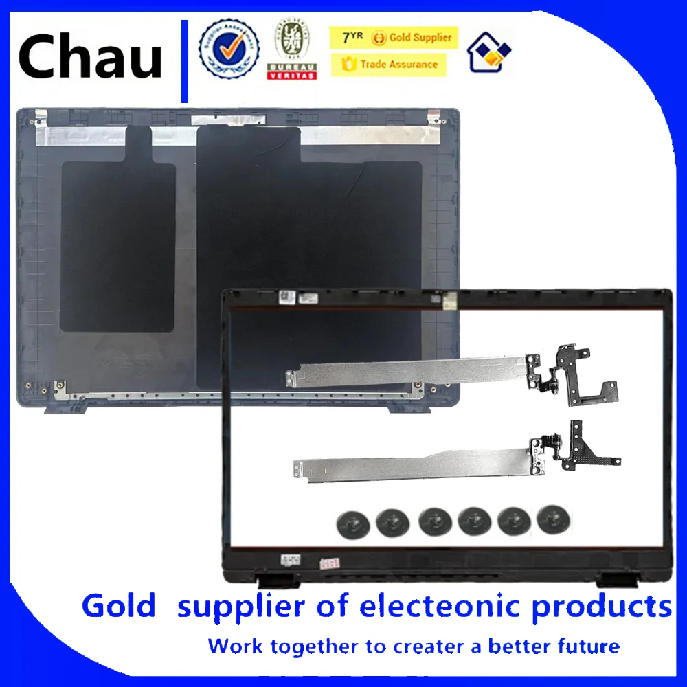 

New For Chau Latitude 3510 E3510 Laptop LCD Back Cover 08XVW9/Front Bezel cover 0GCK6R /Hinge