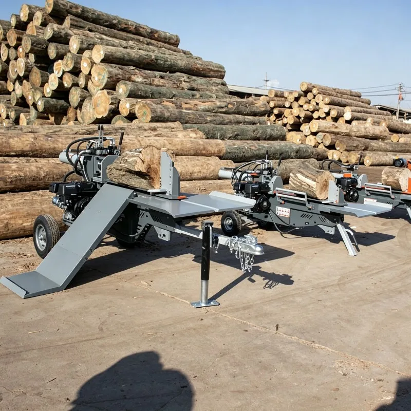 Factory Hot Sales Diesel Engine Powered Commercial Super Split Fast Electric Wood Splitter Machine for Forest Log Splitter Wood