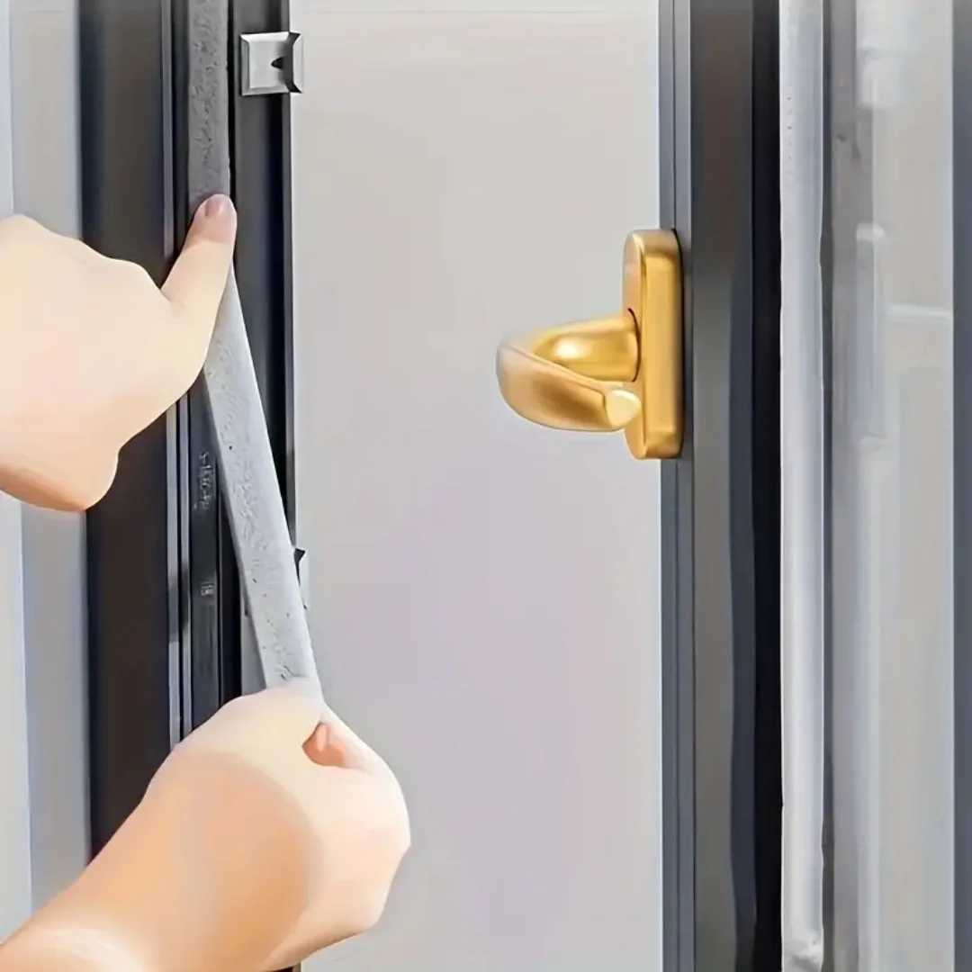 แถบซีลโฟม PU 4ม. กาวเทปกันเสียงกันการชนกันสภาพอากาศการลอกสำหรับประตูหน้าต่างเฟอร์นิเจอร์