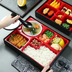 Japanese Bento Lunch Box High-grade Business Portable Lunch Box with Lid Takeaway Fast Food Packing Box
