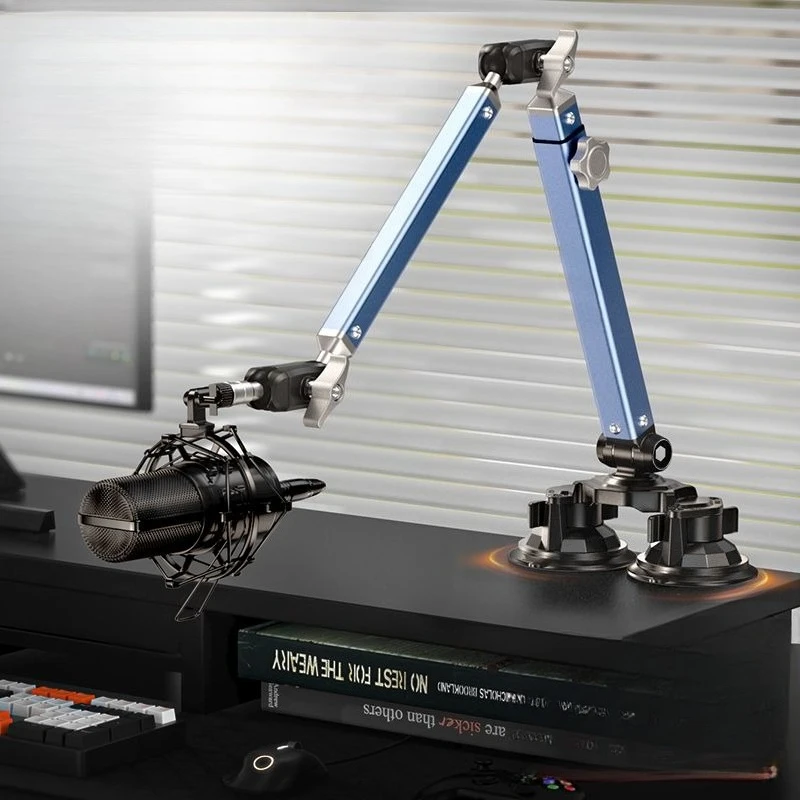 Live microphone bracket Microphone live recording Desktop universal cantilever bracket Three-stage universal recording