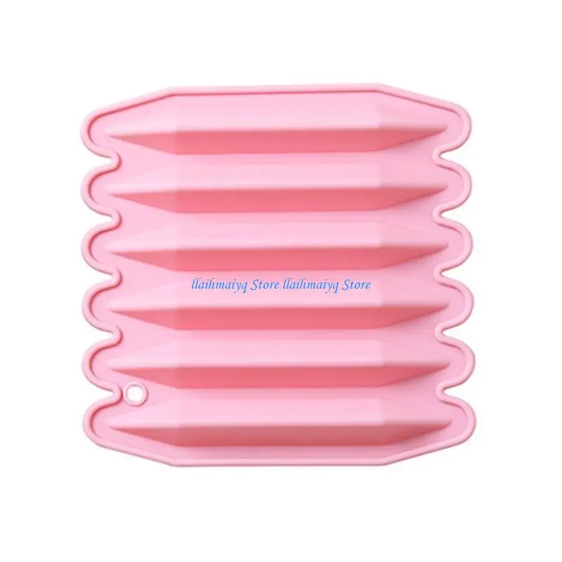 573B Crayon Mold Triangular Double Tipped 3D Crayon Silicone Mold Oven Molds