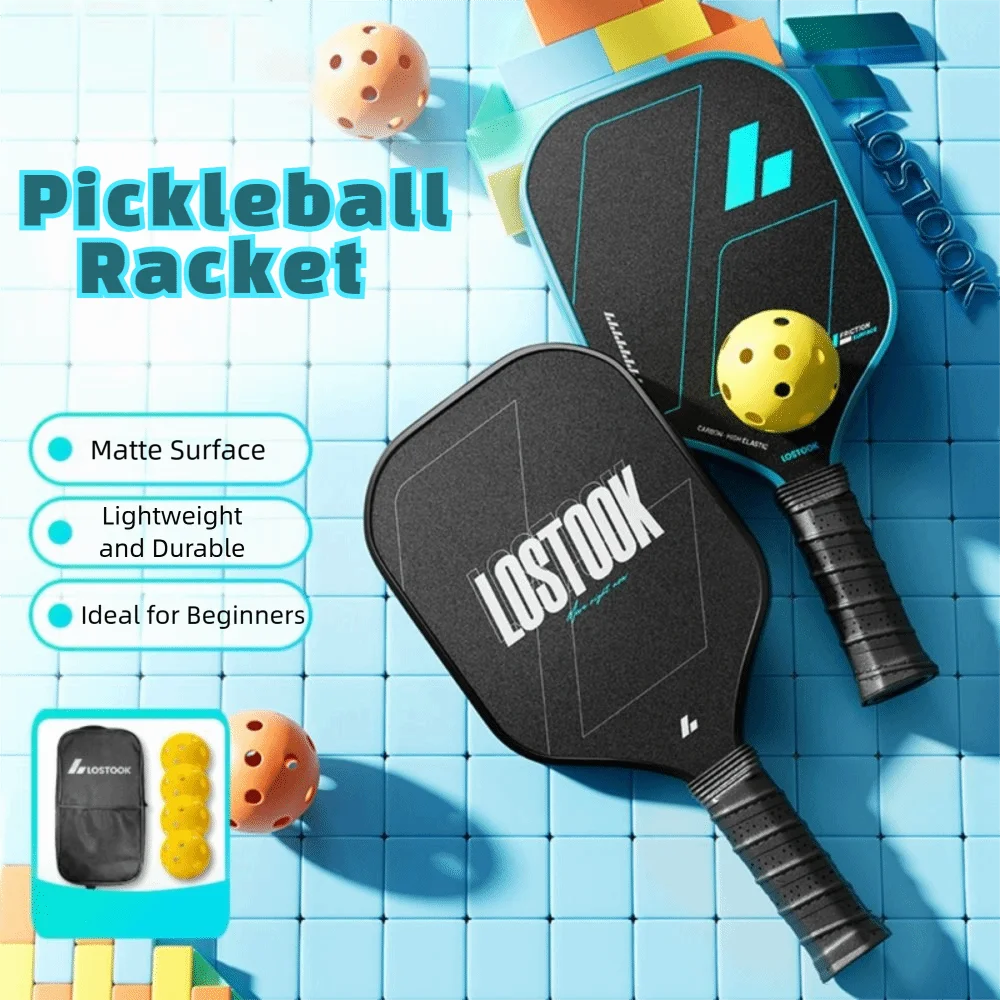 

Carbon Fiber Pickleball Paddles Frosted Surface Lightweight Pickleball Rackets Comfortable Non-slip Grip Pickle Ball Paddle