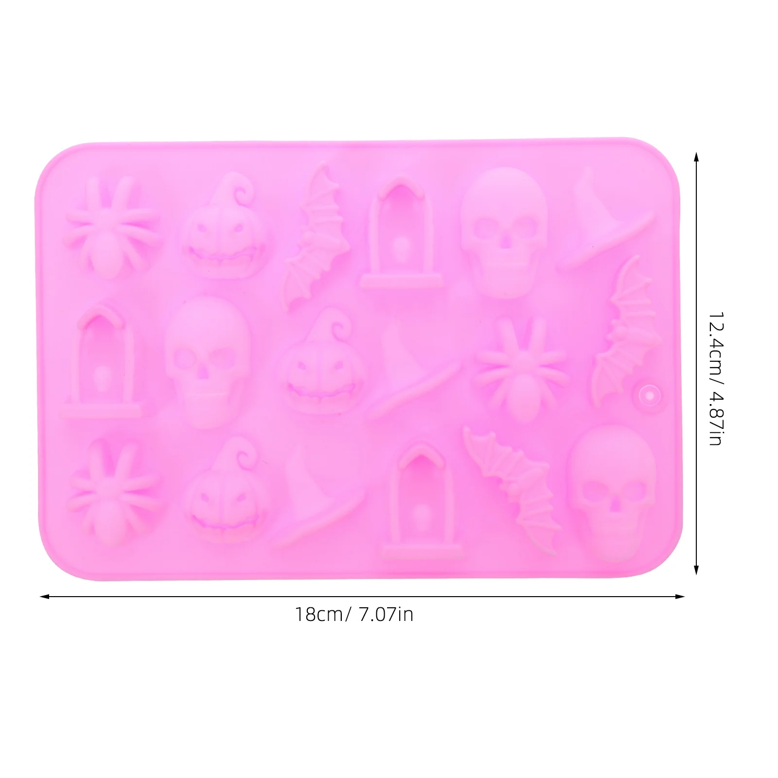 Cetakan untuk Permen Cokelat Cetakan Silikon Halloween Cetakan Kue Permen Cetakan Kecil