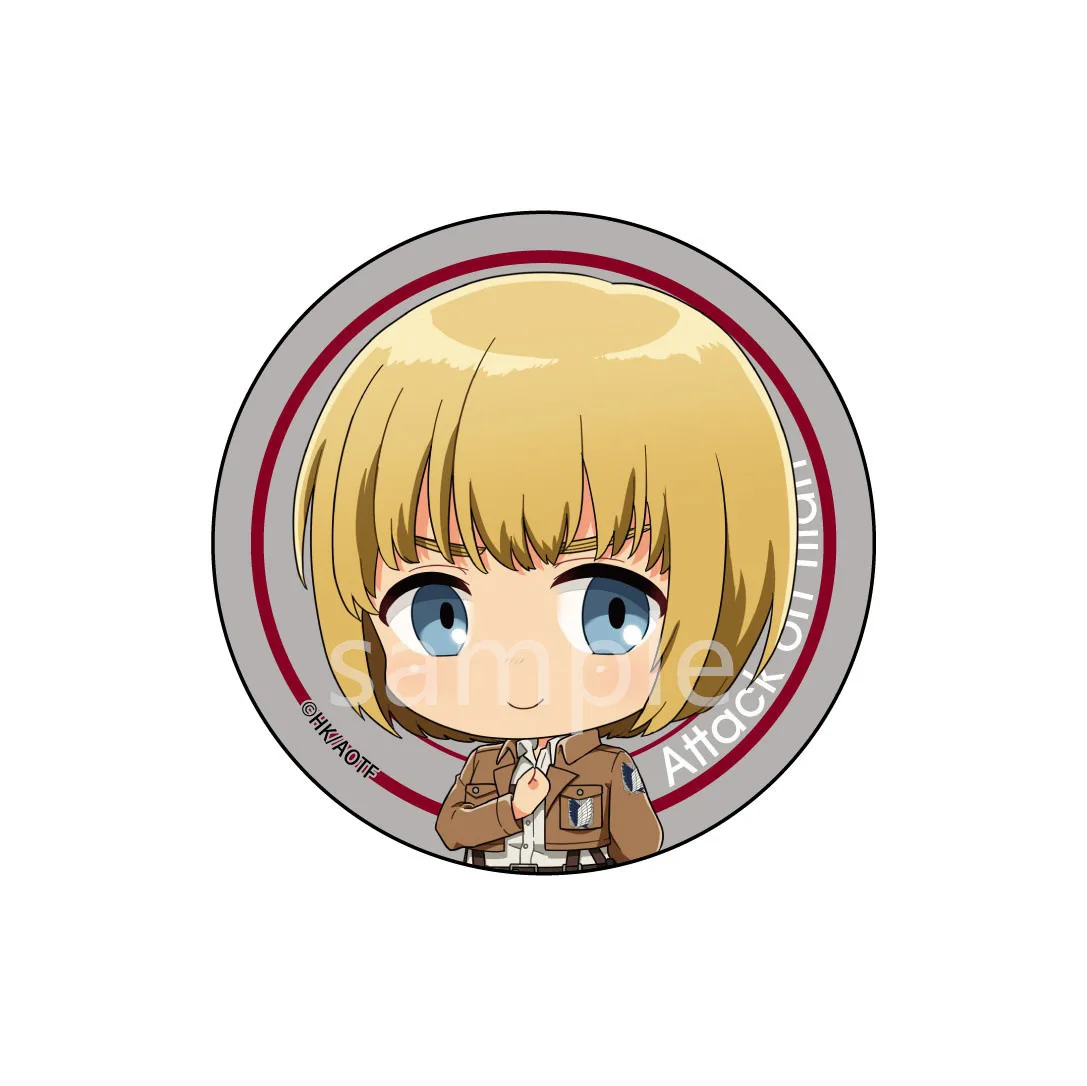 Attacco su Titano Mikasa Armin Erwin Smith Levi Hanji Anime Distintivo Ciondolo Portachiavi Accessori Merce Ricordo da collezione