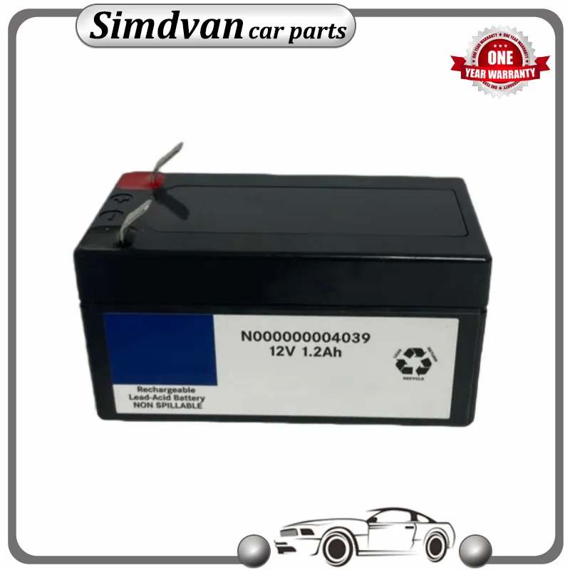 1PC Auxiliary Battery 12V 1.2Ah A000000004039 For Mercedes-Benz W221 W212 W164 S300 S350 S400 C200 E200 E260 E300L ML350 GL350