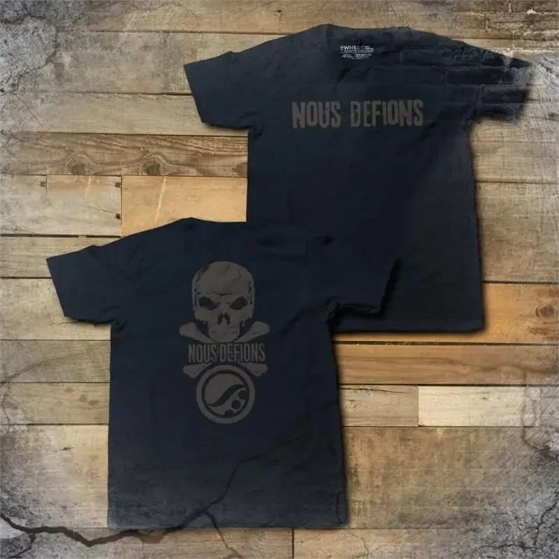 Shoyoroll x Nous Defions Black/White/Blue T Shirt ***Brand New***