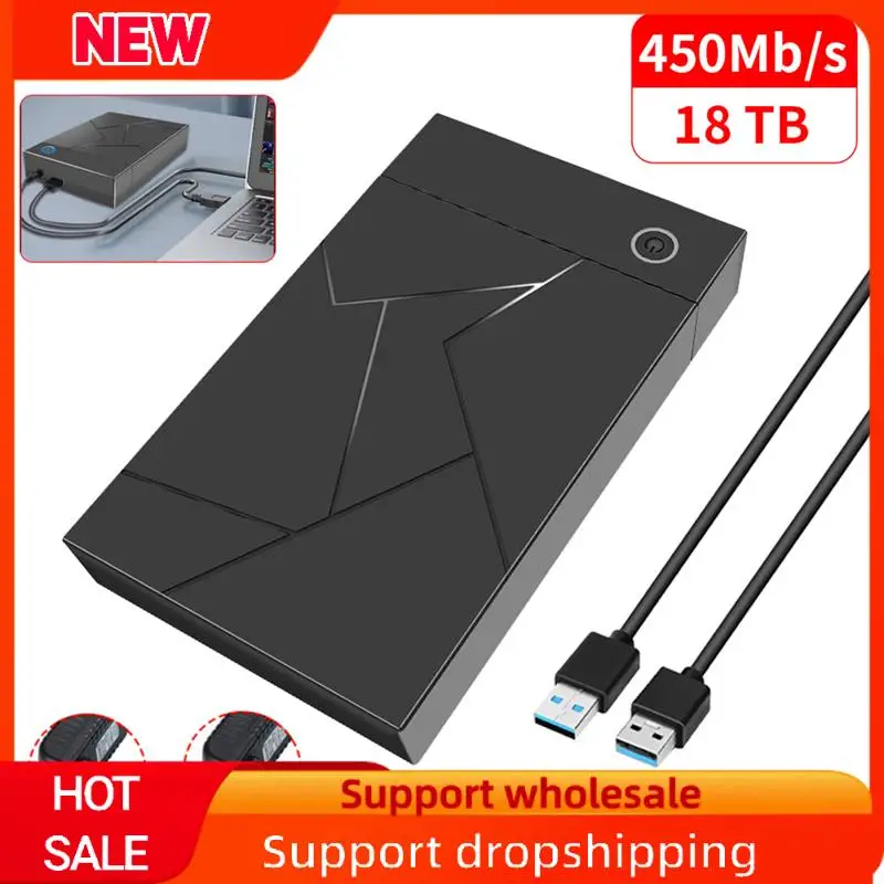 Wynajemna obudowa dysku twardego 3,5 cala USB 3.0 do SATA Obudowa dysku twardego SSD Obudowa zewnętrznego dysku półprzewodnikowego - wtyczka US Dur
