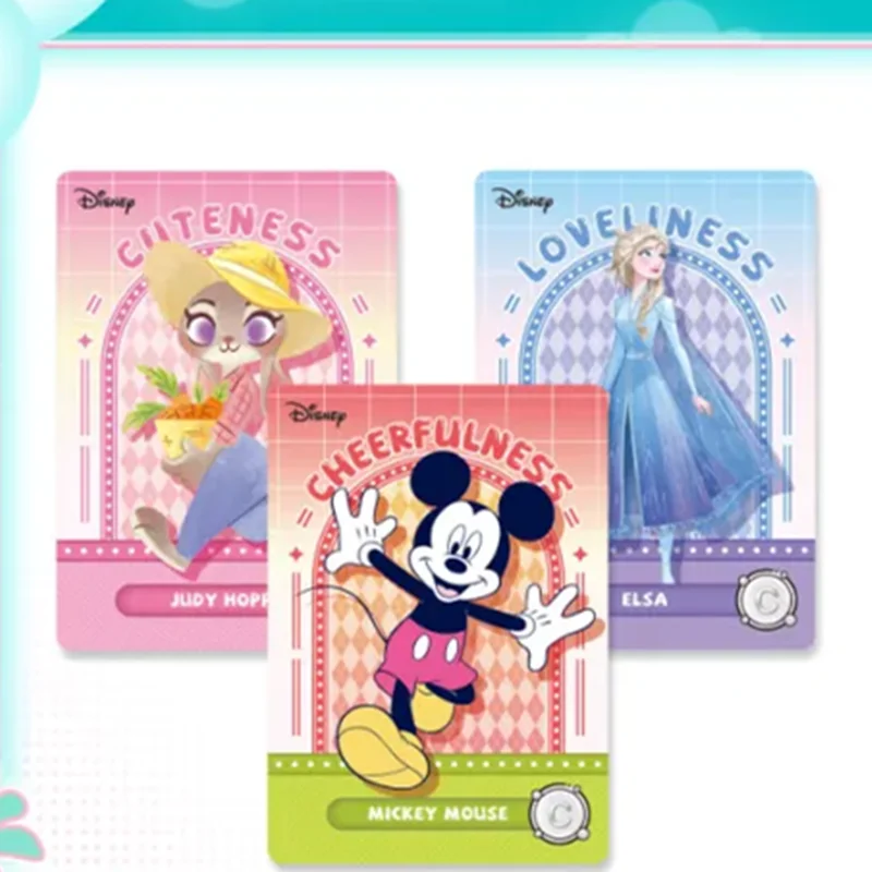 KAKAWOW-Cartes à collectionner originales Joy Edition Disney Happy Version, série d'art de dessin animé authentique, carte de collection à collectionner, cadeau pour enfants