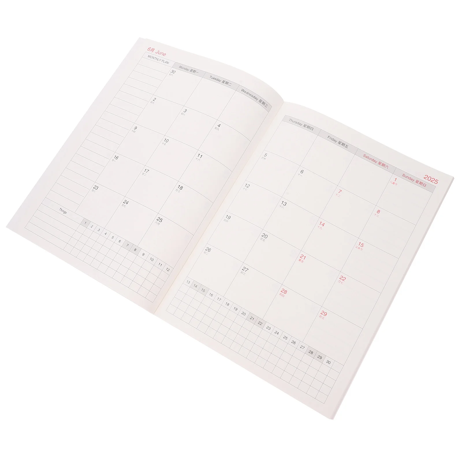 2025 Plan Monthly Agenda Planner Schedule Notepad Advent Calendar Planners Organizer Books for Work Diary