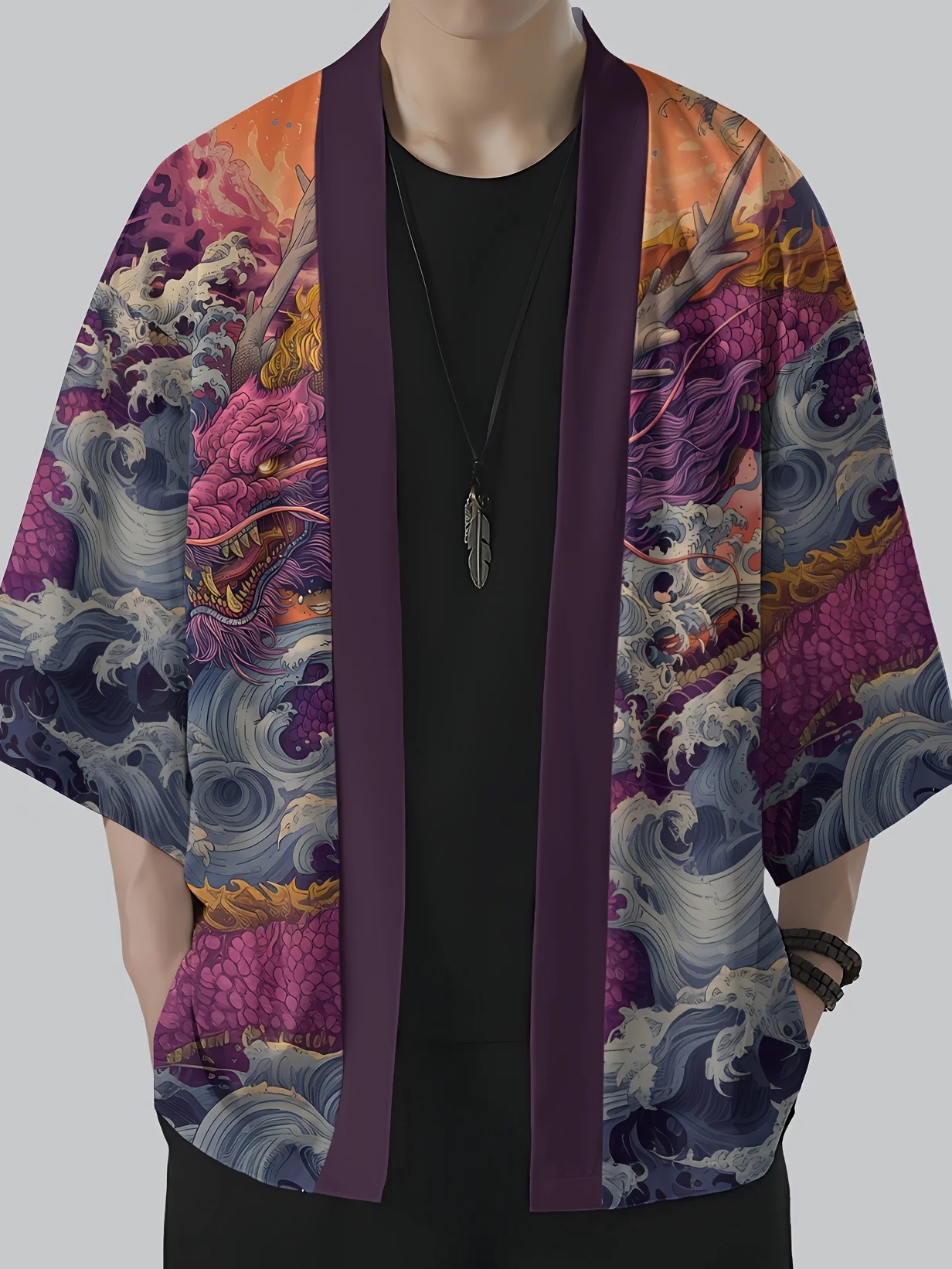 2026 Sommer Herren Kimono mit – Street Fashion Kimono Bewertung und Preis