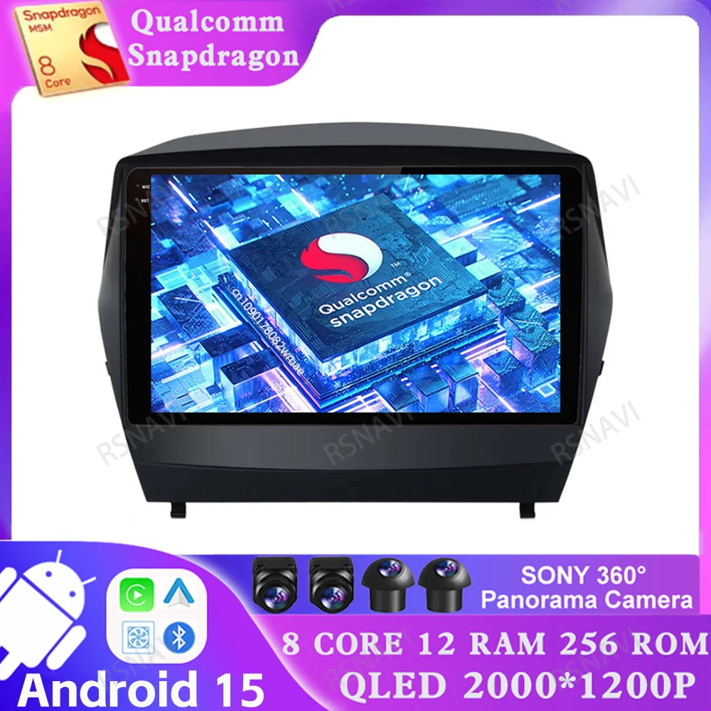 

Android 15 for Hyundai Tucson 2 LM IX35 2009-2015 4G LTE Stereo BT Navigation Viedo Player 5G WIFI Car Radio Multimedia DVD