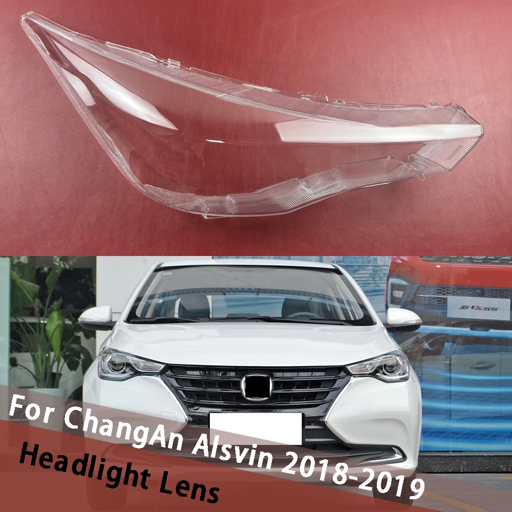 

For ChangAn Alsvin 2018 2019 Headlamp Mask Housing Cover Lamp Shade Headlight Shell Lens Replace Original Lampshade Plexiglass