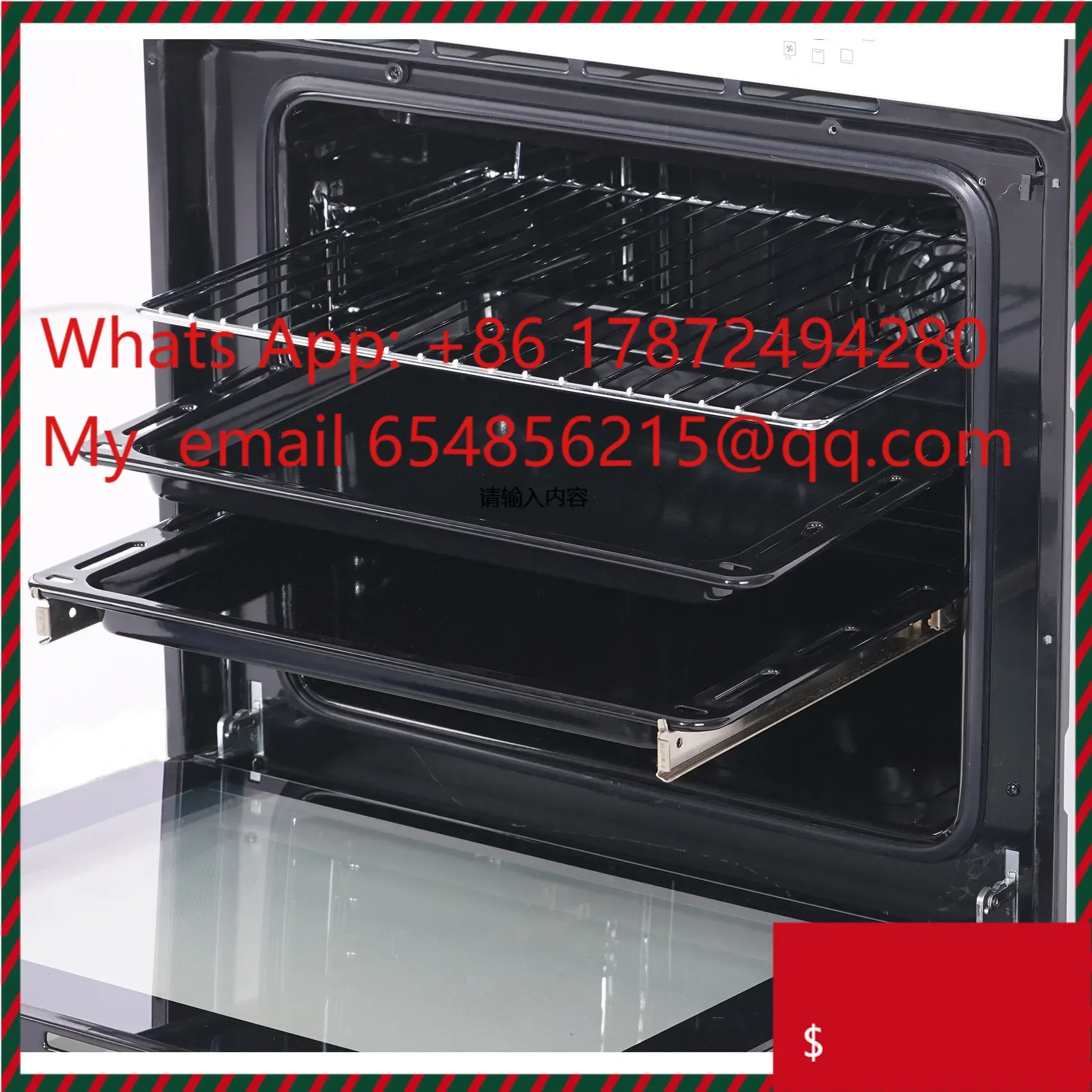 Large Oven Capacity Oven Electric Built-in Stainless Steel Built in Oven With Self-Cleaning Function