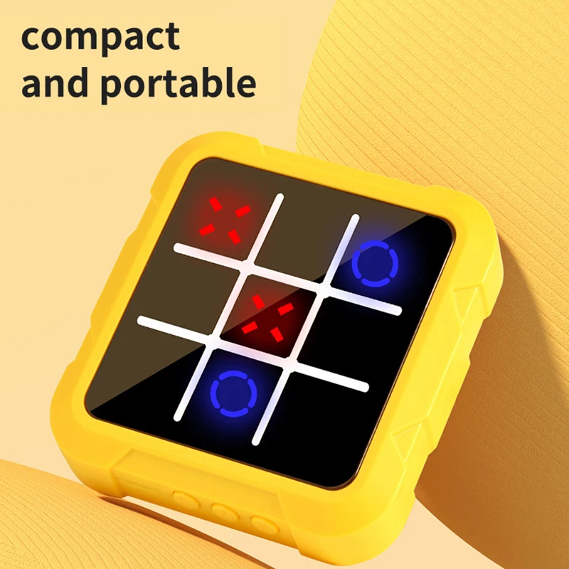 Jeu électronique intelligent de tic-tac-toe multifonctionnel pour enfants, jouet éducatif, entraînement cérébral, jeu tout-en-un, puzzle pour enfants