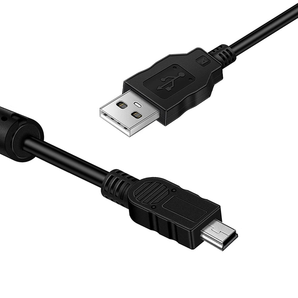 캐논 EOS A1300 1100D 1200D 2000D IFC-300PCU SX130 ZR950 SX60 SX510 SX520용 미니 5P USB 데이터 전송 케이블