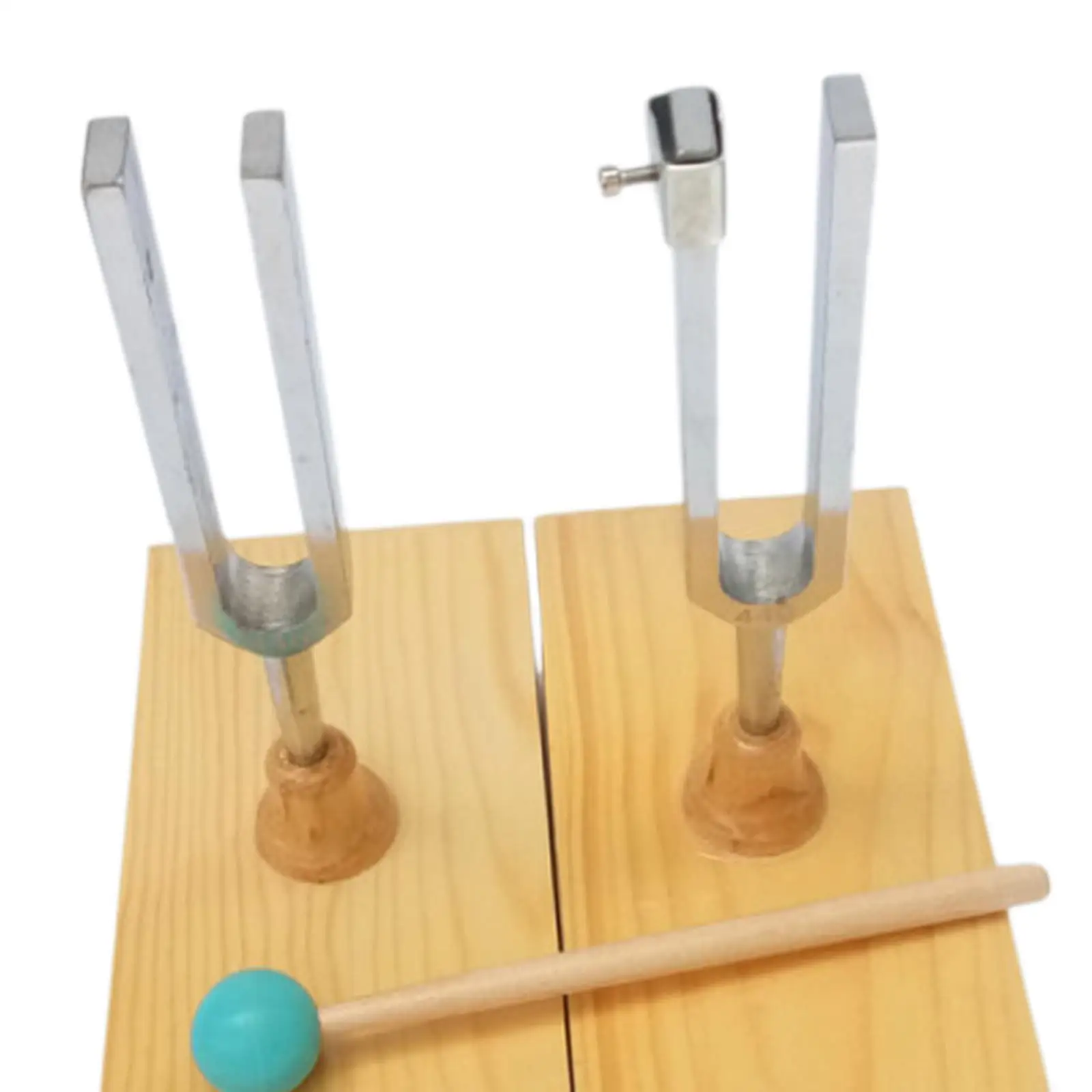 

Multipurpose Tuning Fork with Wood Resonator Box Sound Generation Experimental Tool for Classroom Lab