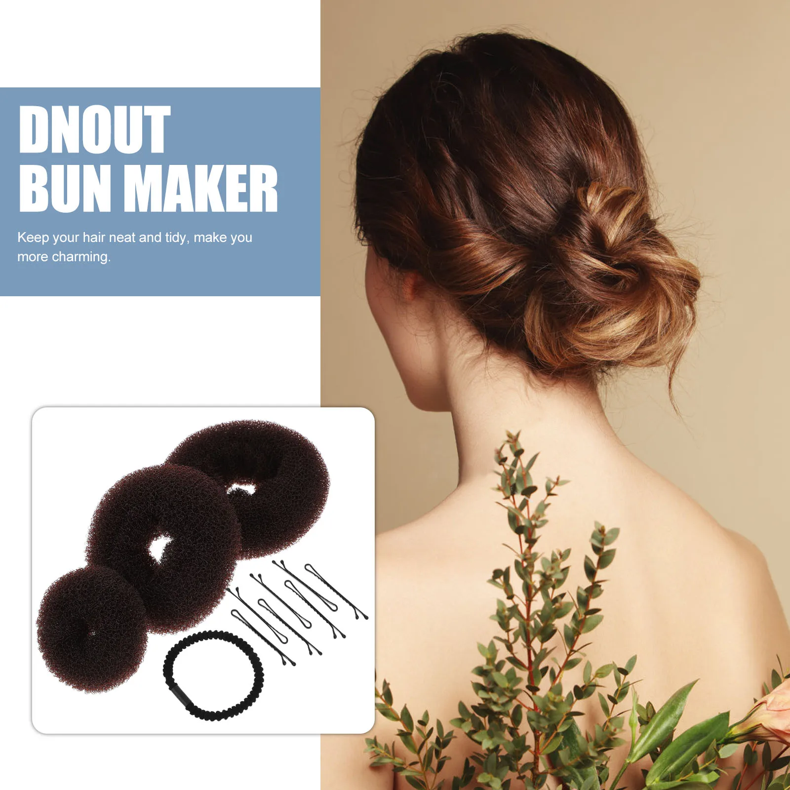 

Dnout Bun Maker Hair Donut Hair Bun Maker Hair Bun Making Tool