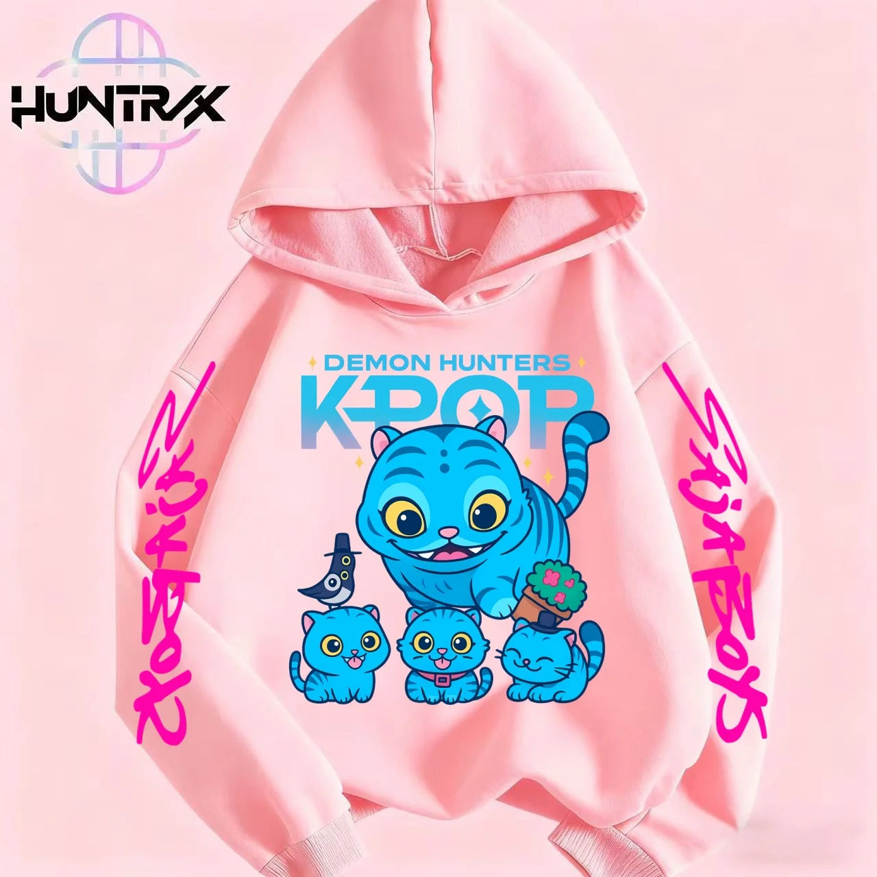 

KPop Spirit Hunter Hoodie - Boys and Girls Size. Rumi KPop. Spring casual long-sleeved children's clothing.