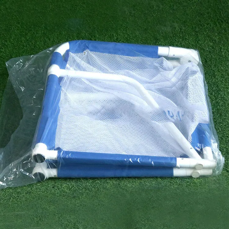 Golha de futebol portátil dobrável de alumínio fácil aberta amarela e preta de 5x3 pés com malha