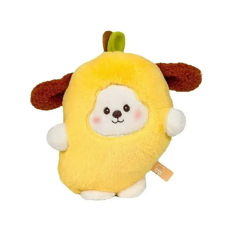 

22cm Cute Self-mocking Mango Dog Plush Toy Kawaii Yellow Mango Dog Doll a Festival and Birthday Gift for Children