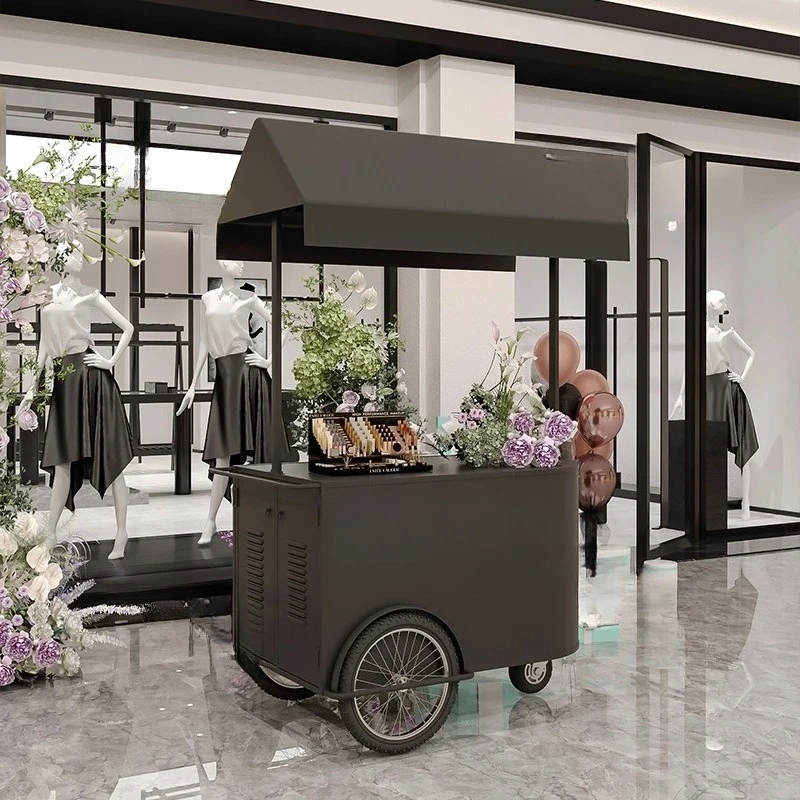 حامل عرض كشك، عربة بيع عائمة متنقلة، حامل عرض نشاط السوبر ماركت