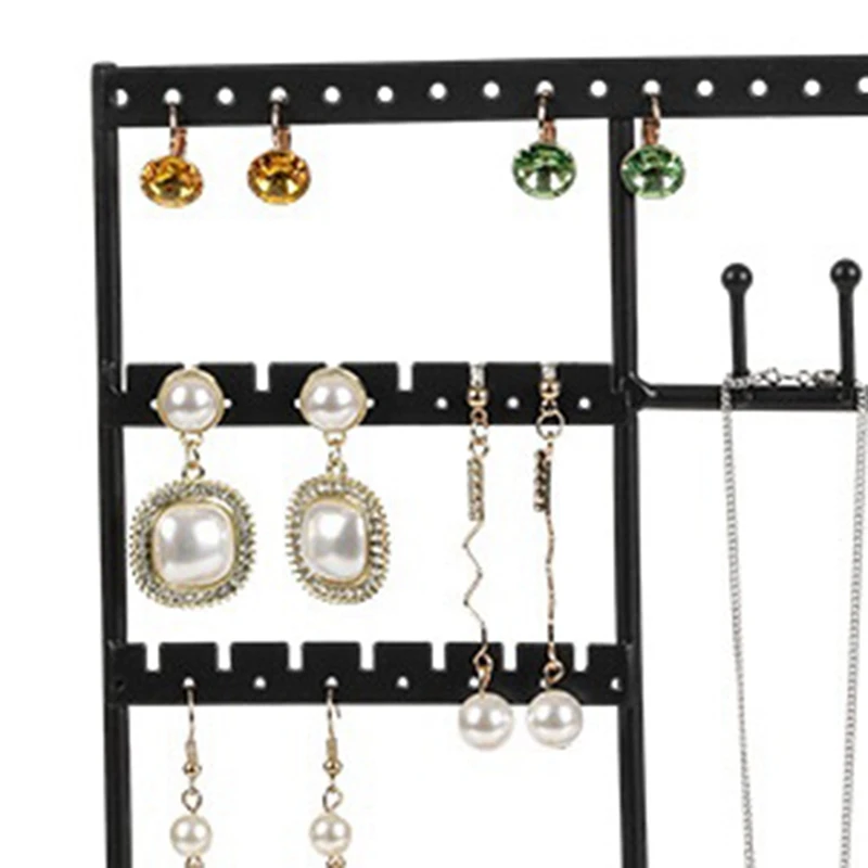 Multi-Tier Earring Rack Jewelry Ring Organize Bracelet Necklace Display Jewelry Rack 1 Piece