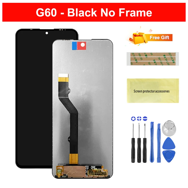 For Motorola Moto G30 G50 G60 LCD Display Touch Screen Digitizer withFrame,For MotoG10 G20 G30 G100 Display Replacement