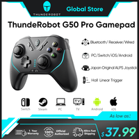 Thunderobot G50 Pro Gamepad For PC Buletooth Wireless Wired Controller Vibration Gamepad Joystick for Nintendo Switch PC STEAM