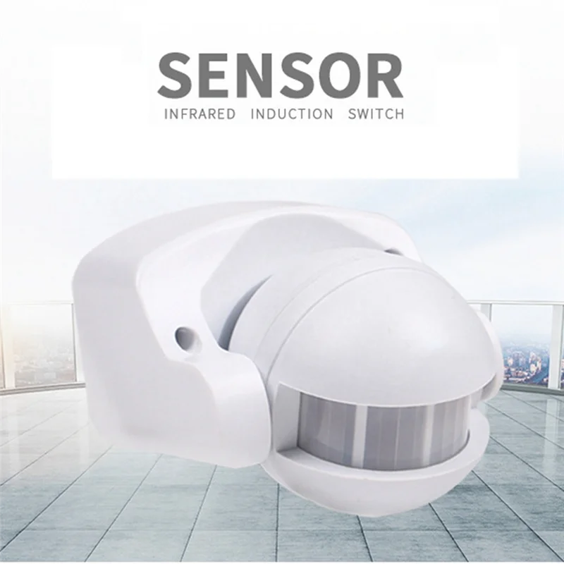 PHILE-2X PIR อินฟราเรด Motion Sensor AC110V-220V Motion Detector ปรับสําหรับในร่มและกลางแจ้งหลายสถานการณ์
