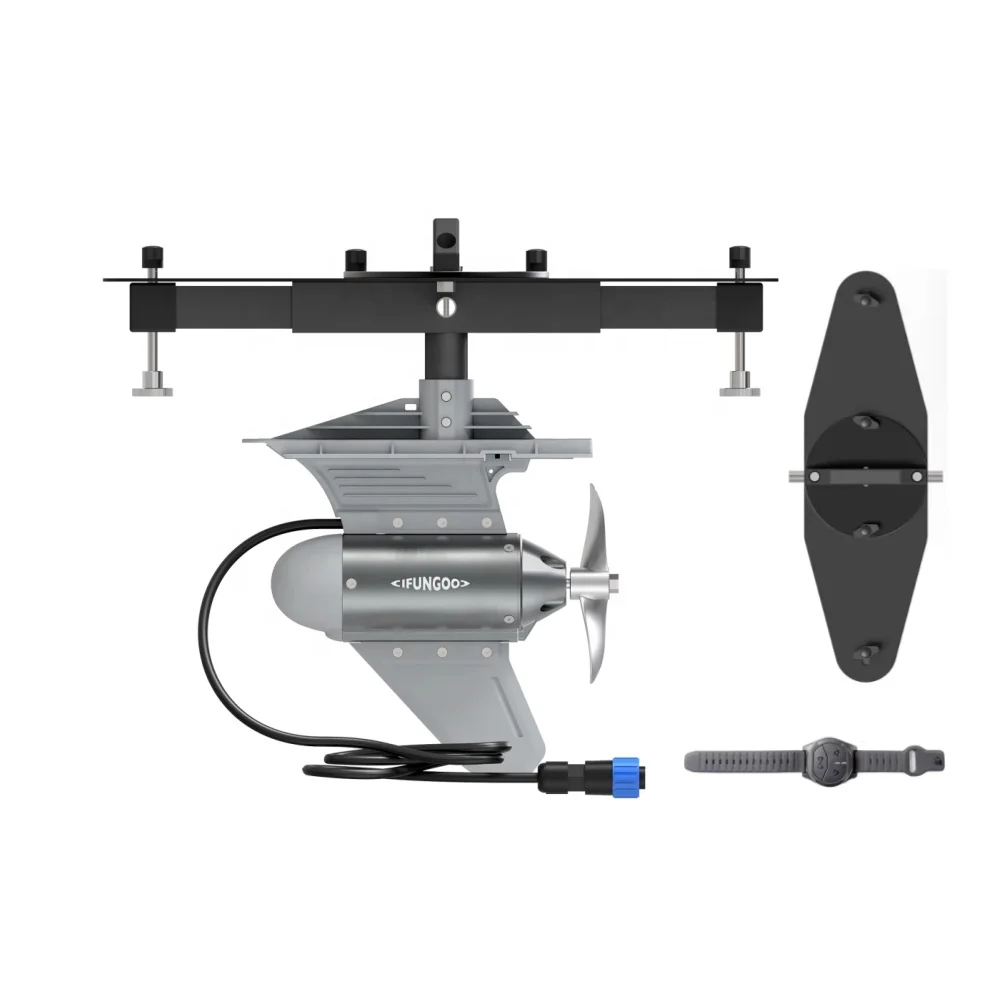 China Factory New 450W Safe Kayak Electric Thruster Electric Motor Boat Engine Fishing Kayak Can Install Without Battery