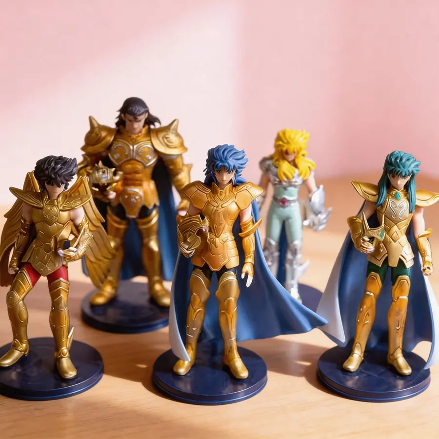 

Фигурка аниме-персонажей Saint Seiya: Сэйя, Ширю, Шака (Золотые Святые), 12 см, высокое качество, детализированная работа.