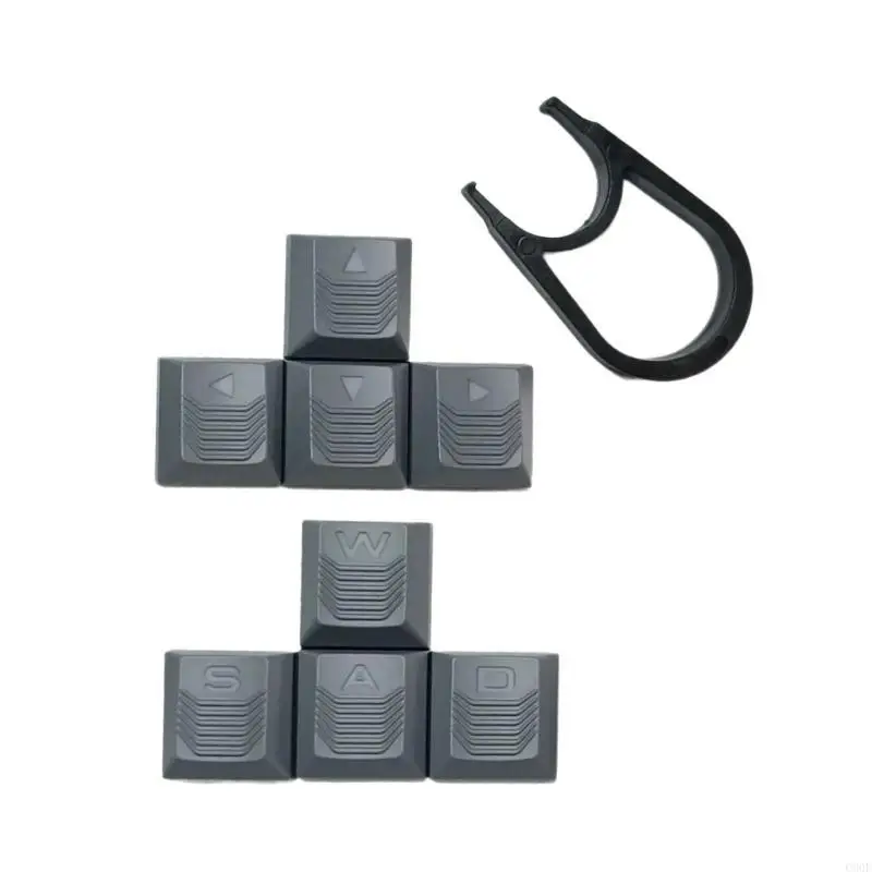 C90F WASD dan Tombol Panah Tombol Lampu Latar Transparan Meningkatkan Keyboard Gaming untuk Gamer dan Pemrogram