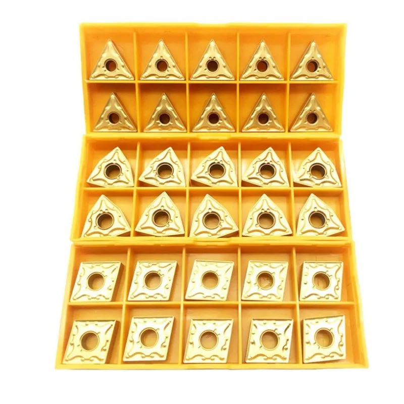 30PCS CNMG120404/WNMG080404/TNMG160404 Carbide Insert TNMG331/ TNMG160404 Carbide Insert Lathe Cutting Blade for Holder