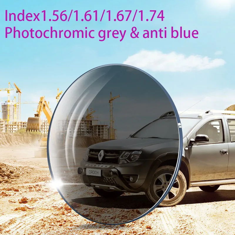 1.56 1.61 1.67 Anti Blue Ray And Photochromic Lens Optical Prescritption Lens Computer Reading Lens Myopia And Hyperopia